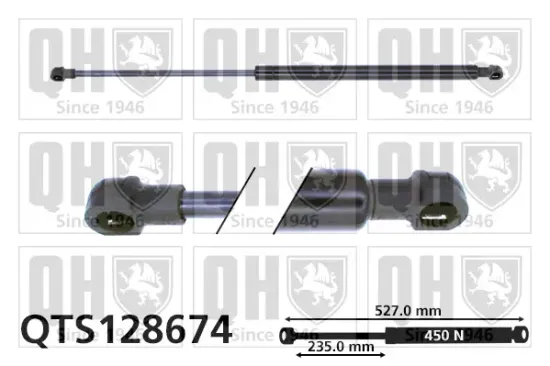 Gasfeder, Koffer-/Laderaum QUINTON HAZELL QTS128674 Bild Gasfeder, Koffer-/Laderaum QUINTON HAZELL QTS128674