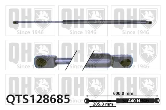 Gasfeder, Koffer-/Laderaum QUINTON HAZELL QTS128685 Bild Gasfeder, Koffer-/Laderaum QUINTON HAZELL QTS128685