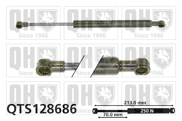 Gasfeder, Motorhaube QUINTON HAZELL QTS128686