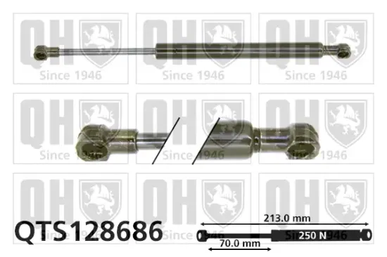 Gasfeder, Motorhaube QUINTON HAZELL QTS128686 Bild Gasfeder, Motorhaube QUINTON HAZELL QTS128686