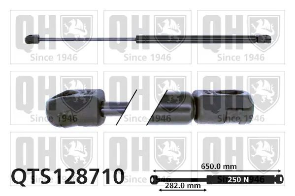 Gasfeder, Motorhaube QUINTON HAZELL QTS128710