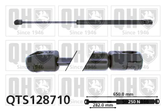 Gasfeder, Motorhaube QUINTON HAZELL QTS128710 Bild Gasfeder, Motorhaube QUINTON HAZELL QTS128710