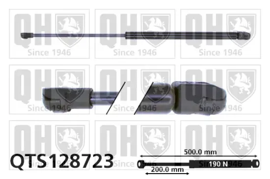 Gasfeder, Motorhaube QUINTON HAZELL QTS128723 Bild Gasfeder, Motorhaube QUINTON HAZELL QTS128723