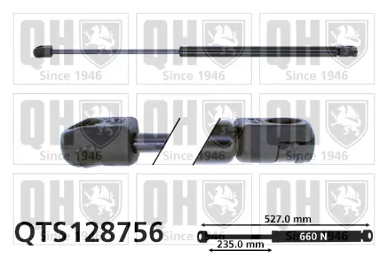 Gasfeder, Koffer-/Laderaum QUINTON HAZELL QTS128756 Bild Gasfeder, Koffer-/Laderaum QUINTON HAZELL QTS128756