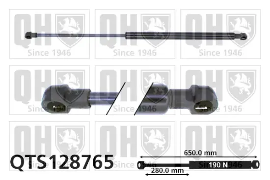 Gasfeder, Motorhaube QUINTON HAZELL QTS128765 Bild Gasfeder, Motorhaube QUINTON HAZELL QTS128765