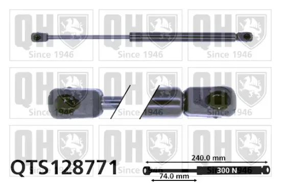 Gasfeder, Koffer-/Laderaum QUINTON HAZELL QTS128771 Bild Gasfeder, Koffer-/Laderaum QUINTON HAZELL QTS128771