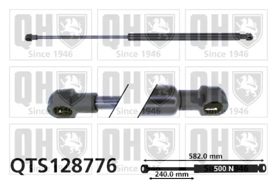 Gasfeder, Koffer-/Laderaum QUINTON HAZELL QTS128776 Bild Gasfeder, Koffer-/Laderaum QUINTON HAZELL QTS128776