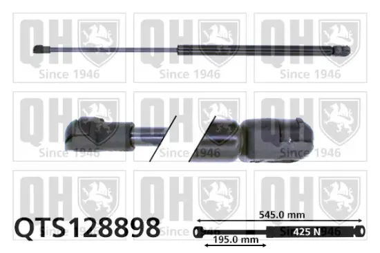 Gasfeder, Koffer-/Laderaum QUINTON HAZELL QTS128898 Bild Gasfeder, Koffer-/Laderaum QUINTON HAZELL QTS128898