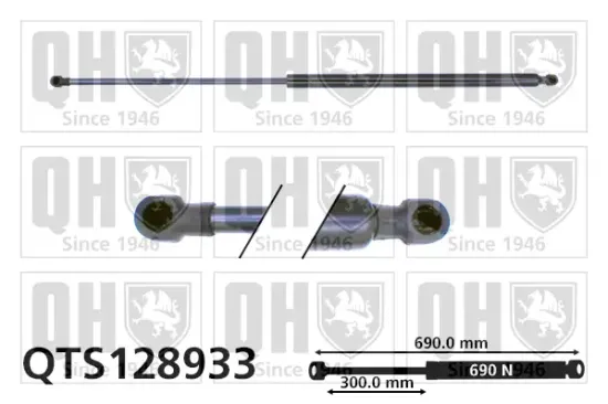 Gasfeder, Koffer-/Laderaum QUINTON HAZELL QTS128933 Bild Gasfeder, Koffer-/Laderaum QUINTON HAZELL QTS128933