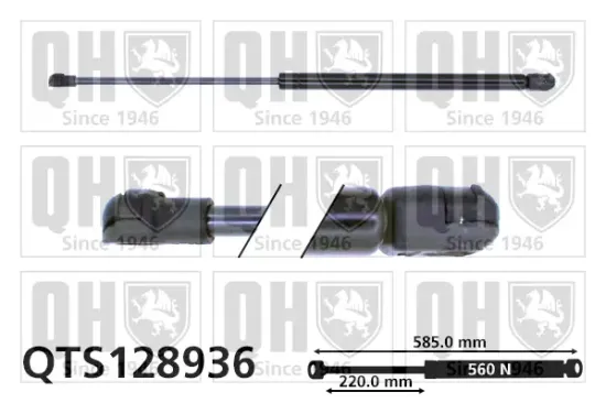 Gasfeder, Motorhaube QUINTON HAZELL QTS128936 Bild Gasfeder, Motorhaube QUINTON HAZELL QTS128936