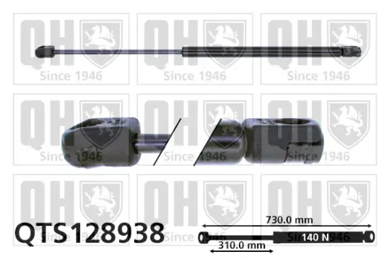 Gasfeder, Motorhaube QUINTON HAZELL QTS128938 Bild Gasfeder, Motorhaube QUINTON HAZELL QTS128938