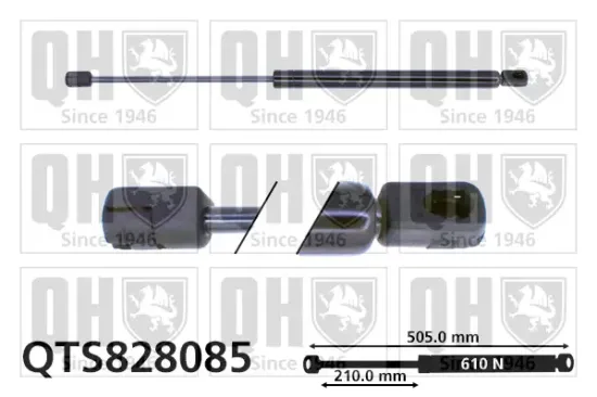 Gasfeder, Koffer-/Laderaum QUINTON HAZELL QTS828085 Bild Gasfeder, Koffer-/Laderaum QUINTON HAZELL QTS828085