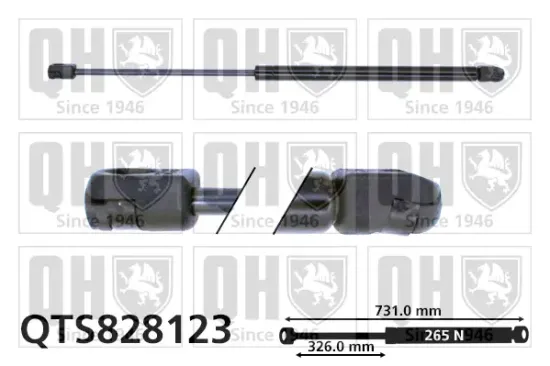 Gasfeder, Motorhaube QUINTON HAZELL QTS828123 Bild Gasfeder, Motorhaube QUINTON HAZELL QTS828123