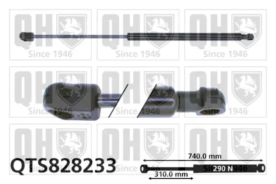 Gasfeder, Motorhaube QUINTON HAZELL QTS828233 Bild Gasfeder, Motorhaube QUINTON HAZELL QTS828233