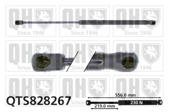 Gasfeder, Koffer-/Laderaum QUINTON HAZELL QTS828267 Bild Gasfeder, Koffer-/Laderaum QUINTON HAZELL QTS828267