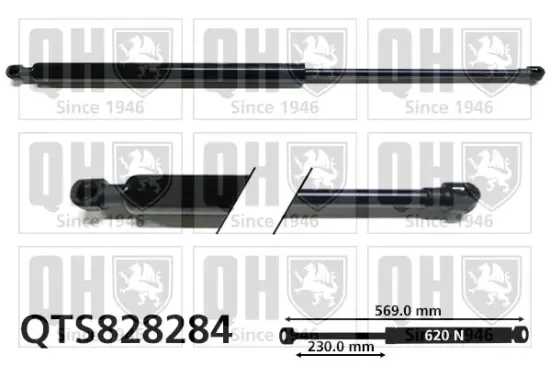 Gasfeder, Koffer-/Laderaum QUINTON HAZELL QTS828284 Bild Gasfeder, Koffer-/Laderaum QUINTON HAZELL QTS828284