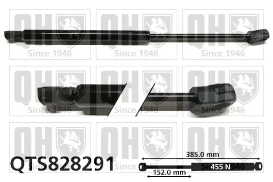 Gasfeder, Koffer-/Laderaum QUINTON HAZELL QTS828291 Bild Gasfeder, Koffer-/Laderaum QUINTON HAZELL QTS828291