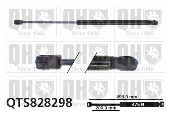 Gasfeder, Koffer-/Laderaum QUINTON HAZELL QTS828298 Bild Gasfeder, Koffer-/Laderaum QUINTON HAZELL QTS828298