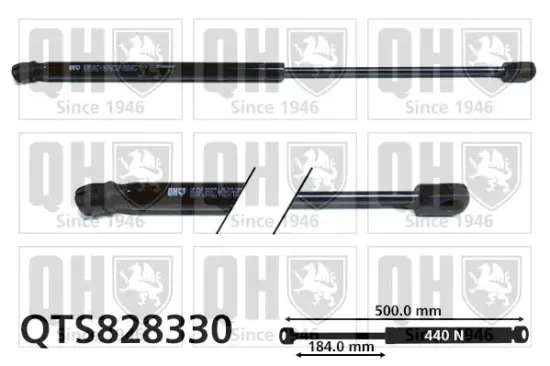 Gasfeder, Koffer-/Laderaum QUINTON HAZELL QTS828330 Bild Gasfeder, Koffer-/Laderaum QUINTON HAZELL QTS828330