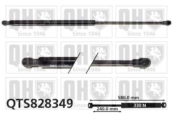 Gasfeder, Motorhaube QUINTON HAZELL QTS828349