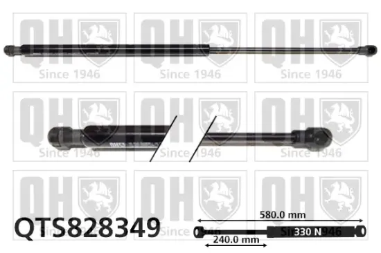 Gasfeder, Motorhaube QUINTON HAZELL QTS828349 Bild Gasfeder, Motorhaube QUINTON HAZELL QTS828349