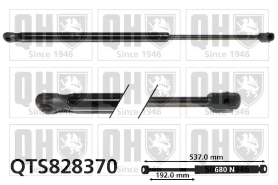 Gasfeder, Koffer-/Laderaum QUINTON HAZELL QTS828370 Bild Gasfeder, Koffer-/Laderaum QUINTON HAZELL QTS828370