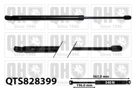 Gasfeder, Koffer-/Laderaum QUINTON HAZELL QTS828399 Bild Gasfeder, Koffer-/Laderaum QUINTON HAZELL QTS828399