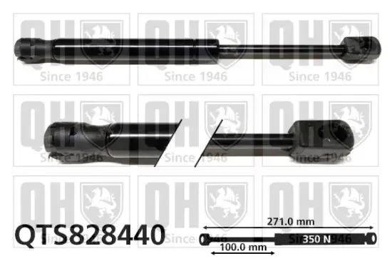 Gasfeder, Koffer-/Laderaum QUINTON HAZELL QTS828440 Bild Gasfeder, Koffer-/Laderaum QUINTON HAZELL QTS828440