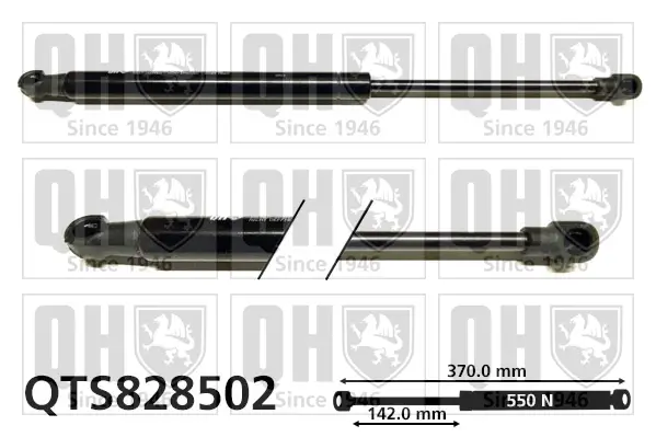Gasfeder, Motorhaube QUINTON HAZELL QTS828502