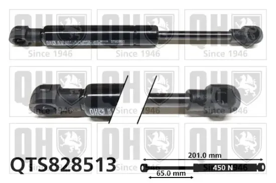 Gasfeder, Koffer-/Laderaum QUINTON HAZELL QTS828513 Bild Gasfeder, Koffer-/Laderaum QUINTON HAZELL QTS828513