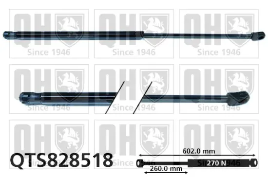 Gasfeder, Koffer-/Laderaum QUINTON HAZELL QTS828518 Bild Gasfeder, Koffer-/Laderaum QUINTON HAZELL QTS828518