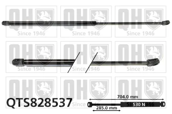 Gasfeder, Koffer-/Laderaum QUINTON HAZELL QTS828537 Bild Gasfeder, Koffer-/Laderaum QUINTON HAZELL QTS828537