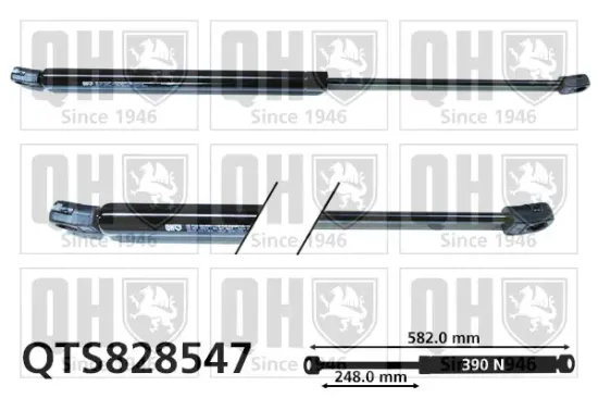 Gasfeder, Koffer-/Laderaum QUINTON HAZELL QTS828547 Bild Gasfeder, Koffer-/Laderaum QUINTON HAZELL QTS828547