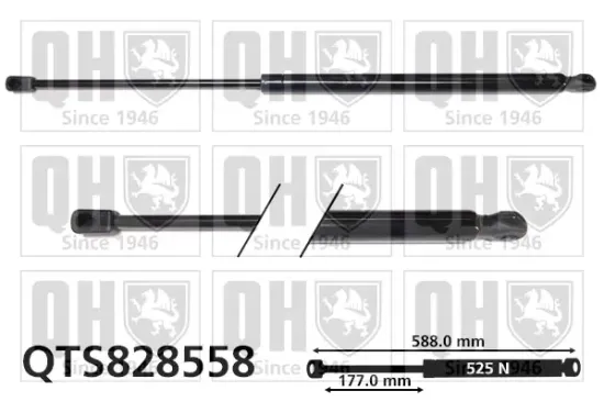 Gasfeder, Koffer-/Laderaum QUINTON HAZELL QTS828558 Bild Gasfeder, Koffer-/Laderaum QUINTON HAZELL QTS828558