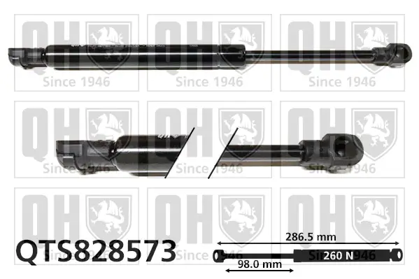 Gasfeder, Motorhaube QUINTON HAZELL QTS828573