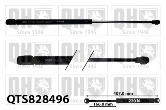 Gasfeder, Koffer-/Laderaum beidseitig QUINTON HAZELL QTS828596 Bild Gasfeder, Koffer-/Laderaum beidseitig QUINTON HAZELL QTS828596
