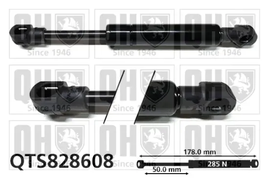 Gasfeder, Koffer-/Laderaum QUINTON HAZELL QTS828608 Bild Gasfeder, Koffer-/Laderaum QUINTON HAZELL QTS828608