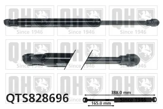 Gasfeder, Koffer-/Laderaum QUINTON HAZELL QTS828696 Bild Gasfeder, Koffer-/Laderaum QUINTON HAZELL QTS828696