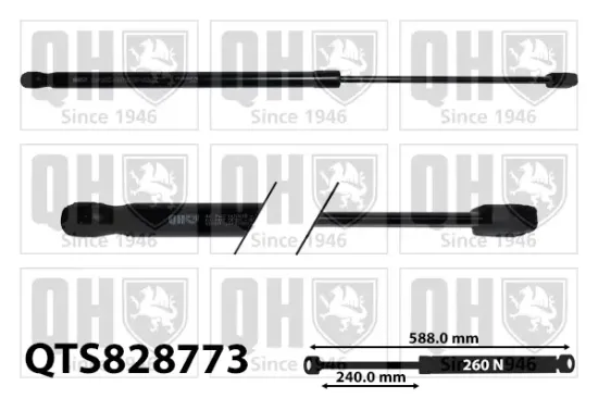 Gasfeder, Motorhaube QUINTON HAZELL QTS828773 Bild Gasfeder, Motorhaube QUINTON HAZELL QTS828773