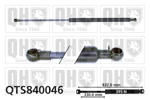 Gasfeder, Koffer-/Laderaum QUINTON HAZELL QTS840046