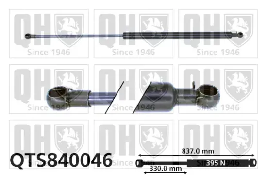 Gasfeder, Koffer-/Laderaum QUINTON HAZELL QTS840046 Bild Gasfeder, Koffer-/Laderaum QUINTON HAZELL QTS840046