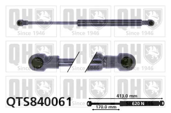 Gasfeder, Koffer-/Laderaum QUINTON HAZELL QTS840061 Bild Gasfeder, Koffer-/Laderaum QUINTON HAZELL QTS840061