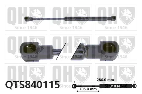 Gasfeder, Koffer-/Laderaum QUINTON HAZELL QTS840115 Bild Gasfeder, Koffer-/Laderaum QUINTON HAZELL QTS840115