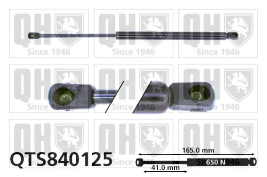 Gasfeder, Koffer-/Laderaum QUINTON HAZELL QTS840125 Bild Gasfeder, Koffer-/Laderaum QUINTON HAZELL QTS840125