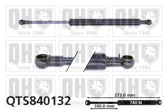 Gasfeder, Koffer-/Laderaum QUINTON HAZELL QTS840132 Bild Gasfeder, Koffer-/Laderaum QUINTON HAZELL QTS840132