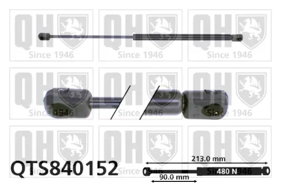 Gasfeder, Koffer-/Laderaum QUINTON HAZELL QTS840152 Bild Gasfeder, Koffer-/Laderaum QUINTON HAZELL QTS840152