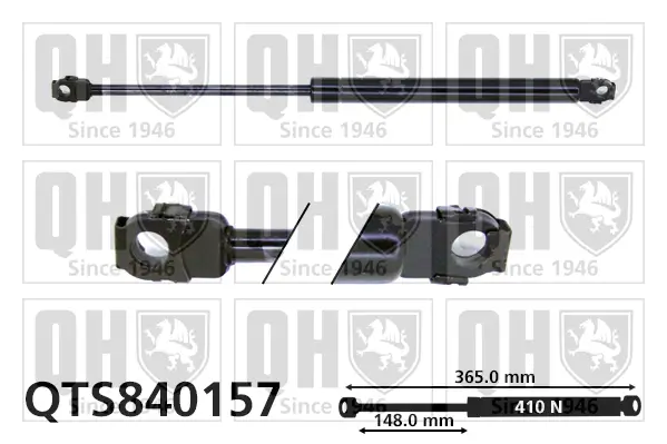 Gasfeder, Koffer-/Laderaum QUINTON HAZELL QTS840157