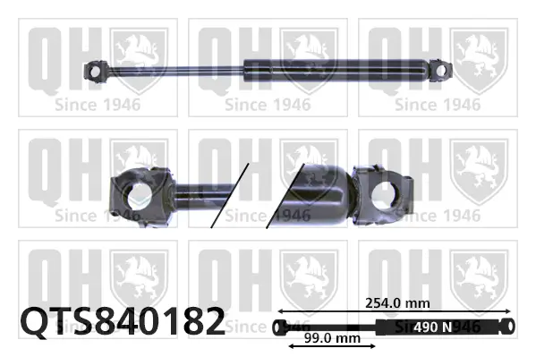 Gasfeder, Koffer-/Laderaum QUINTON HAZELL QTS840182