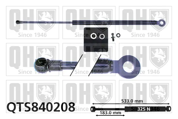 Gasfeder, Koffer-/Laderaum QUINTON HAZELL QTS840208