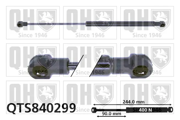 Gasfeder, Motorhaube QUINTON HAZELL QTS840299